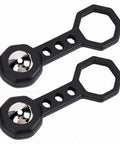 Eujgoov Magnetic Stud Finder 2 Pack Handheld Wall Metal Detector with Compact Portable Design for Hanging Mirror (Black) - two units shown