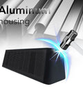 Outdoor Solar Lights 3000K Warm Aluminum Up And Down Wall Sconce Waterproof Dusk To Dawn 2 Pack with aluminum housing