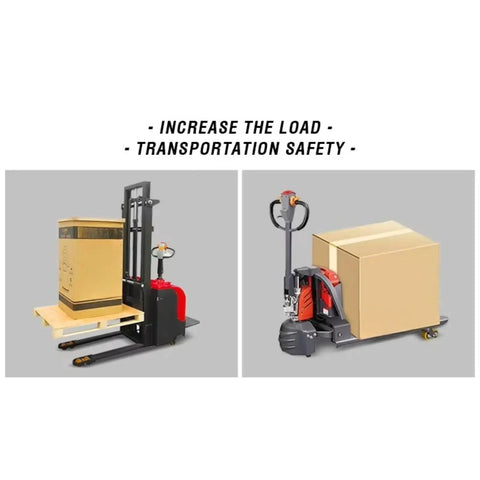 Heavy Duty Electric Hand Pallet Jack Stacker With 3000mm Lift Height For Warehouse Floor, Factory Floors And Logistics Ops Handles 1000kg To 3000kg Loads Smoothly, showcasing pallet jack lifting large boxes.