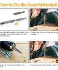 Awesome All In One Precision Screwdriver Set With Magnetic Bits For Phone Repair And Electronics Fix It Torx Hex Phillips Tools That Are Totally Sick And Super Useful For Any DIY Tech Job You Got Going On screw extractor used with drill on broken screws