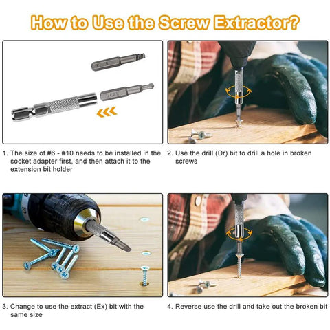 Awesome All In One Precision Screwdriver Set With Magnetic Bits For Phone Repair And Electronics Fix It Torx Hex Phillips Tools That Are Totally Sick And Super Useful For Any DIY Tech Job You Got Going On screw extractor used with drill on broken screws