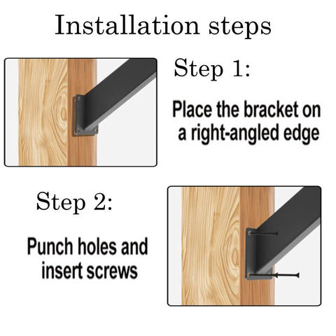 Beefed Up 2 Pack Heavy Duty Steel Corner Connectors for Wood Structures, 45 Degree Angle Support Brackets Kit, DIY Ready Brackets for Pergolas, Decks, Gazebos, Treehouses, Patios and Cabins