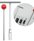 Water Stop Needle Kit With Stainless Steel Pipe Tool For Quick DIY Plumbing Fixes At Home Or Outdoors, Complete Repair Kit Including Wrench Extractor Tubes And Spare Rubber Sleeves.