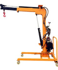 Heavy Duty Hydraulic Pickup Truck Mounted Jib Crane With Electric Manual Winch Built Like A Tank Rig Ready Overload Protection Solid Steel Farm Gear for lifting