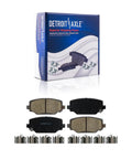 Rear Brake Kit For Dodge Grand Caravan Journey Town And Country With 12.91 Inch Rotors And Ceramic Brake Pads Replacement