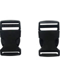 1 Inch Heavy Duty Dual Adjustable Side Release Buckles For Webbing, Flat Profile Polypropylene Quick Release Buckles, 20 Pack Built To Last