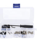 Super Tight Industrial Sewing Machine Screw Kit With Stainless Steel Shrapnel And Needle Parts To Fix Presser Feet Bobbins Fast in transparent case