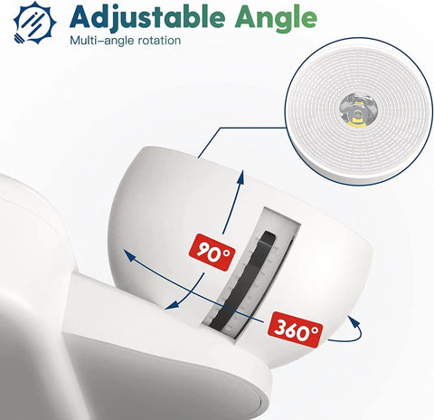 Adjustable head of Dual Sided LED Exit Sign With Adjustable Emergency Lights Six Pack Hardwired 120 277V Backup Battery Included UL 924.