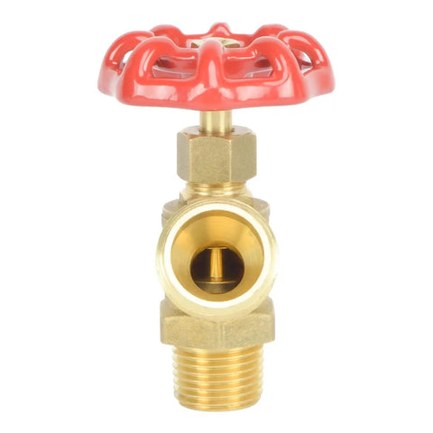 Brass Boiler Drain Valve For Residential Plumbing And Heating Systems 3/4 Inch Inlet To 3/4 Inch Outlet MIP To Sweat Connection