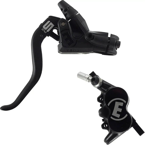 2-Finger Ergonomic Aluminum Bicycle Brake Lever For Left Or Right Hand, 2200 Mm Cable, Black, One Size