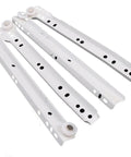Two Section Drawer Slides Pair For Keyboard Trays And Small Cabinets No Squeak Glide Quiet Operation Low Friction Roller