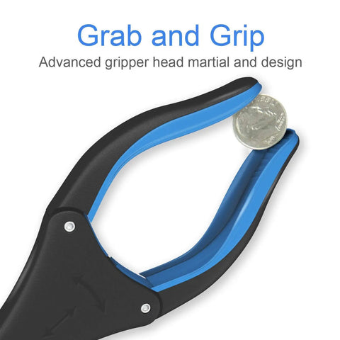 32 Inch Extra Long Grabber Reacher Tool With Magnet Tip, Lightweight Heavy Duty Reacher For Seniors, Wheelchair Use, Easy Grab For Trash, Coins, Envelopes And Other Hard To Grasp Items