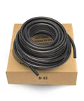 Heavy Duty 3/8 Inch Rubber Air Brake Hose 50 Foot Roll Black Replacement for 9003006 coiled on box