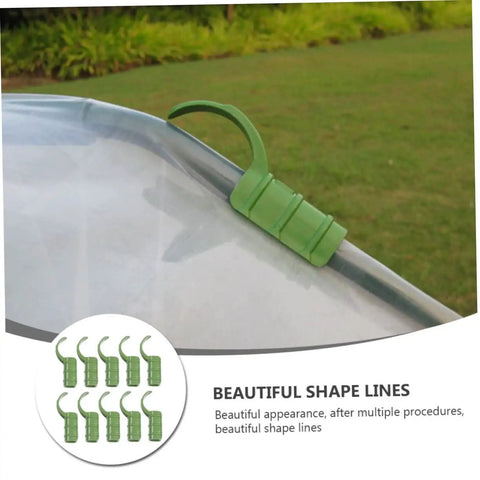 15 Pack Plant Sticks Support Kit For Garden And Greenhouse Tube Buckle Clips Bend Tube Connectors And Film Clips Durable Garden Pipe Buckle For Seedlings And Plants Easy Clips For Greenhouse Frames