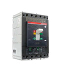 Heavy Duty Three Pole Molded Case Circuit Breaker 800A Thermal Overload Protector front view, molded casing for industrial use.