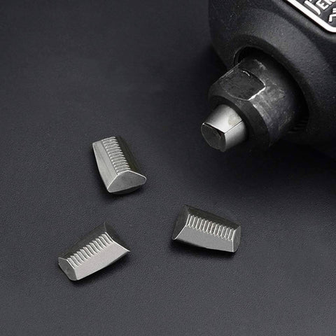 Three Piece Special Claw Set For Pneumatic And Hydraulic Rivet Guns Durable Replacement Riveter Claws For Nut Rivets close-up