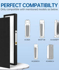 True HEPA B Replacement Filters For GermGuardian And Black Decker Air Purifiers For Your Home With Eight Carbon Filters