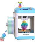 Kid Friendly 3D Printer For Beginners With Auto Leveling And Open Source Fast Printing Up To 250 mm Per Second, blue color