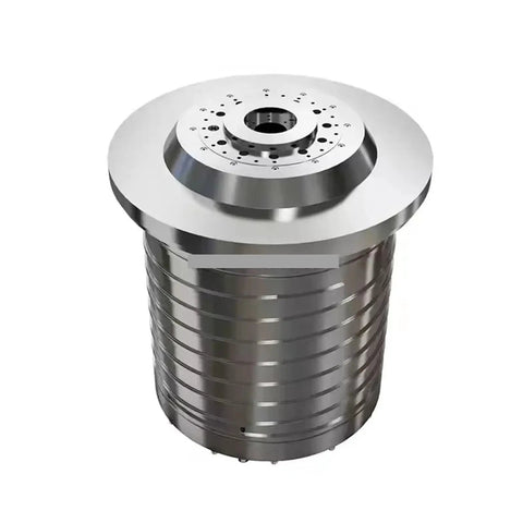 Pro Grade 22 Kw Lathe Spindle Motor 4000 Rpm Assembly With Spindle Sander Mount, heavy-duty metal construction, top view.