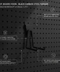 Heavy Duty Square Hole Pegboard Hook, Black Carbon Steel Slot Board Hook For Garage And Workshop Organization, 1 Pack Today.