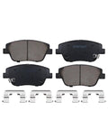 Front Brake Kit For 2011 2016 Kia Optima And 2011 2015 Hyundai Sonata 11.81 Inch Ceramic Pads with Hardware