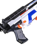 Close-up of Injection Mold Shoulder Stock Core With Fold Adapter For Nerf Elite Modulus And Worker Stock Toy Black Compatible With Nerf