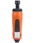 Heavy Duty Pneumatic Air Die Grinder With Straight Shaft And 20000 RPM, compact orange design for trimming and grinding tasks.