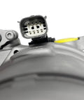 Top Shelf Remanufactured Electric AC Compressor For Chevy Bolt EV 2017 Through 2021 OEM Fit HVAC Replacement showing electrical connector.