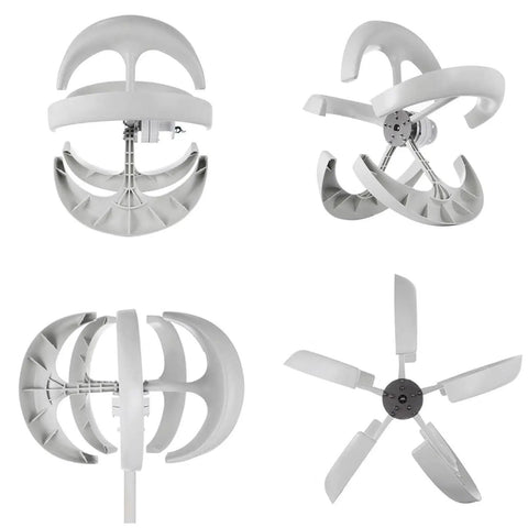 Off Grid Home Wind Turbine Generator Kit 3000W 4000W 5000W With Controller Power Up Vertical Windmill System PA66 blades