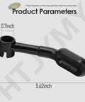 Built Tough Table Saw Rail Lock Lever Replacement 5140032-23 shown from side with dimensions 0.7 inch by 5.62 inch.
