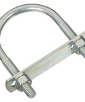 U Bolt With Plate And Nuts Set Five Sixteenth Inch By Two And A Half Inch By Five Inch Zinc Plated Steel For Automotive Plumbing And Industrial Use Durable Fastener Kit That Gets The Job Done