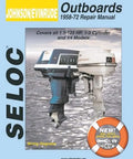 Drop Dead Simple Johnson And Evinrude Outboard Repair Manual 1958 Through 1972 Service Guide cover featuring outboard motors and wiring diagrams.