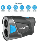Pro ZR Golf Laser Rangefinder With DuraShield Hardshell And Cart Magnet, Fast Target Lock And Rapid Fire Detection, 1500 Yard Range