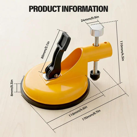 Adjustable Height Setter And Countertop Leveling Tool With Heavy Duty Suction Cups For Floor Gap Fix Stone Slab Alignment