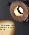 Top Tier Wood Grain Recessed Downlights Led Ceiling Potlights 3Cct Selectable Warm Neutral Cool White Can Light Fixtures With Sleek Round Trim For Modern Home Upgrades 10 Pack, featuring deep barrel design.