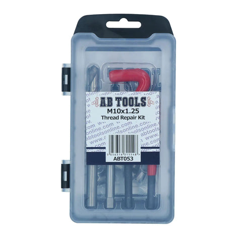 Get Your Threads Fixed Up Right With This M10 By 1.25mm Helicoil Thread Repair Kit That Includes Inserts For Creating Stronger Internal Threads In Soft Materials Comes Complete In A Blow Molded Case Perfect For Diy And Pro Mechanics