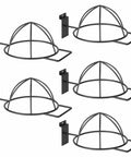 Slatwall Hat Holder With Metal Wire Display Rack For Slatwall Boards Hat Hook For Retail Or Home Organization