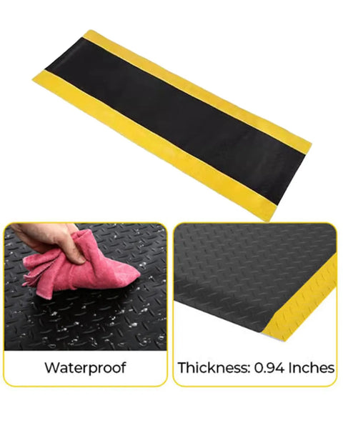 All Day Grind Ready Ergonomic Anti Fatigue Floor Mat Packs Next Level Cushioning And ESD Safe Traction Sturdy Contour Design Pure Leg Relief For Home Shops Or Counters Black 50 X 100 Cm