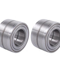 Front Wheel Hub Bearing Set For Ford F150 2WD 2004 2008 Pack Of 2 Replacement Hubs shiny metal bearings side view