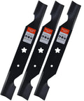 Set of Z254F 54 Inch High Lift Mower Blades for Husqvarna Zero Turn Mowers Top Notch Replacement For Z254 MZ54 and others