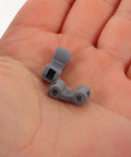 Eyeglasses Hinge Replacement Kit With Silicone Frame Connectors For Glasses And Sunglasses, 4 Pack held in hand