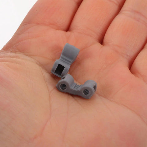Eyeglasses Hinge Replacement Kit With Silicone Frame Connectors For Glasses And Sunglasses, 4 Pack held in hand