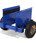 Heavy Duty Drywall Cart And 550 Pound Panel Dolly equipped with smooth rolling pneumatic wheels for easy lifting.