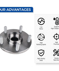 Two Pack Front Wheel Hub Bearing Assembly Kit For Your Ride Compatible With Lexus ES330 ES350 RX330 RX350 RX400h Avalon Camry Solara Highlander Toyota Models 2004 Through 2013 For Reliable Wheel Hub Replacement with benefits.
