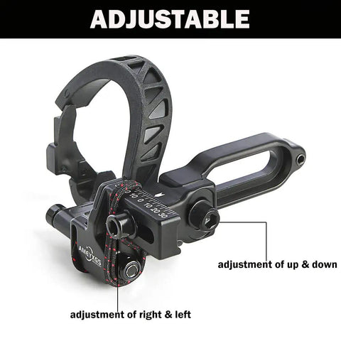 Drop Away Arrow Rest for Compound Bow Full Containment Design with adjustable aluminum build for hunting and target shooting
