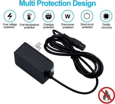 24V Lead Acid Scooter Charger With Auto Stop And CC CV 1A Output For Drifter Karts Pocket Mods And E Series Scooters Such As E100 E125 E150 E200 E300 MX350 Dirt Quad