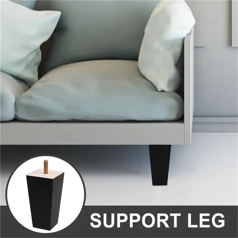 4 Pack 10cm Wooden Furniture Legs For Sofa Couch Coffee Table Dresser Desk Cabinet Bench Replacement Feet Easy Install