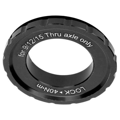Centerlock Rotor Lockring For Road And Mountain Bikes Disc Brake Hub Lock Ring Cover Fits 9mm 12mm 15mm Systems Built Tough Black