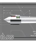 Diagram of Beefy 5MT CNC Live Center for Heavy Duty Turning with dimensions and 60-degree point