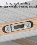 Heavy Duty Knockout Performer Invisibly Sliding Furniture Connectors for home makeover, showcasing integrated molding and silver finish.